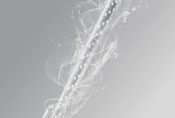 独自製法の【低温高圧酵素分解法】により均等な状態のスピキュールを実現